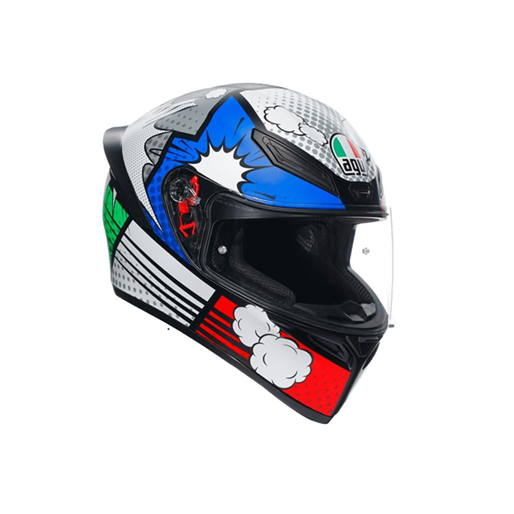 Agv K1S Bang Matt Blue Kapalı Kask