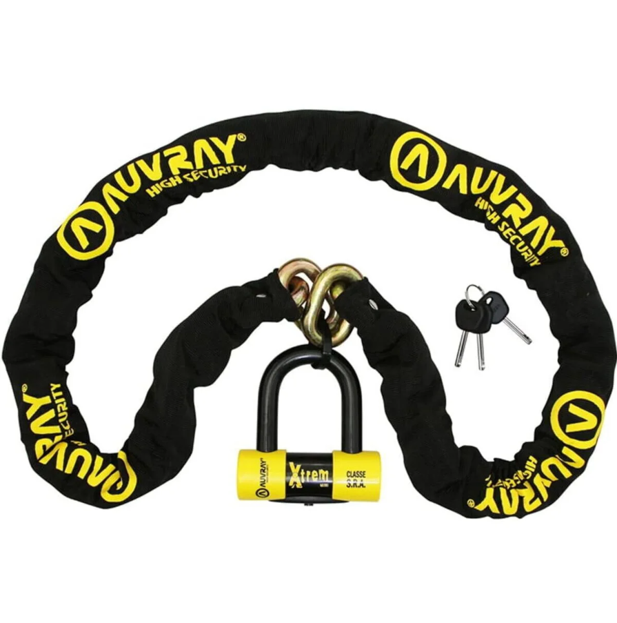 AUVRAY CHAIN EXTREME 170 CM ZİNCİR KİLİT 13,5 SRA SERTİFİKALI