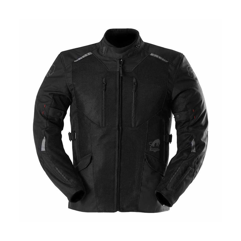 Furygan Brooks Vented Plus Mevsimlik Motosiklet Ceketi Siyah