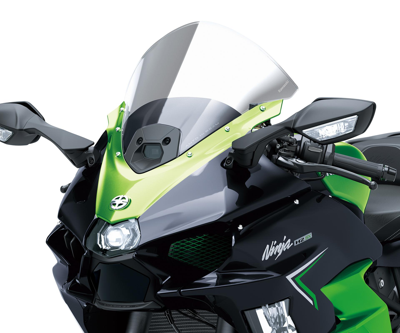 Kawasaki Ninja H2 SX/SE Smoke Siyah Ön Cam