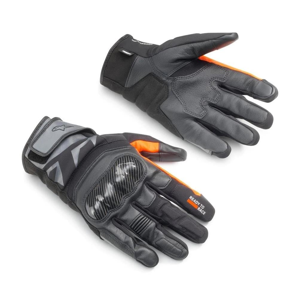 KTM Alpinestars Motorcu Eldiveni Smx Z Drystar Profesyonel Korumalı Su Geçirmez