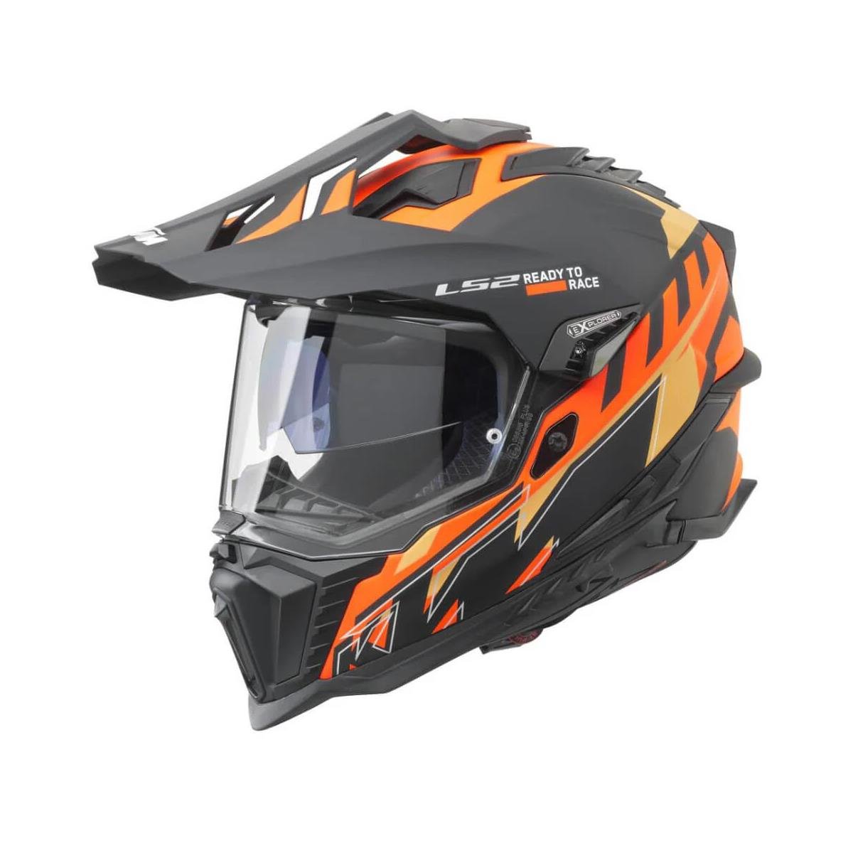 KTM LS2 EXPLORER HELMET FULL FACE TEREKLİ KASK
