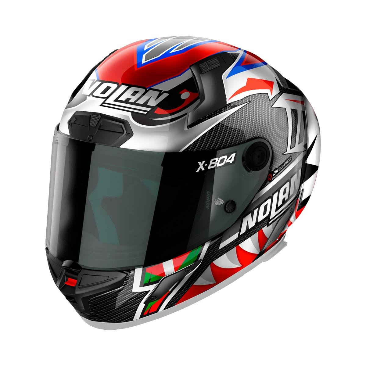 NOLAN X-804 RS LECUONA 028 KAPALI KARBON MOTOSİKLET KASKI