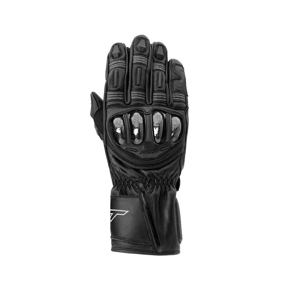 RST S1 Deri Motosiklet Eldiveni Siyah