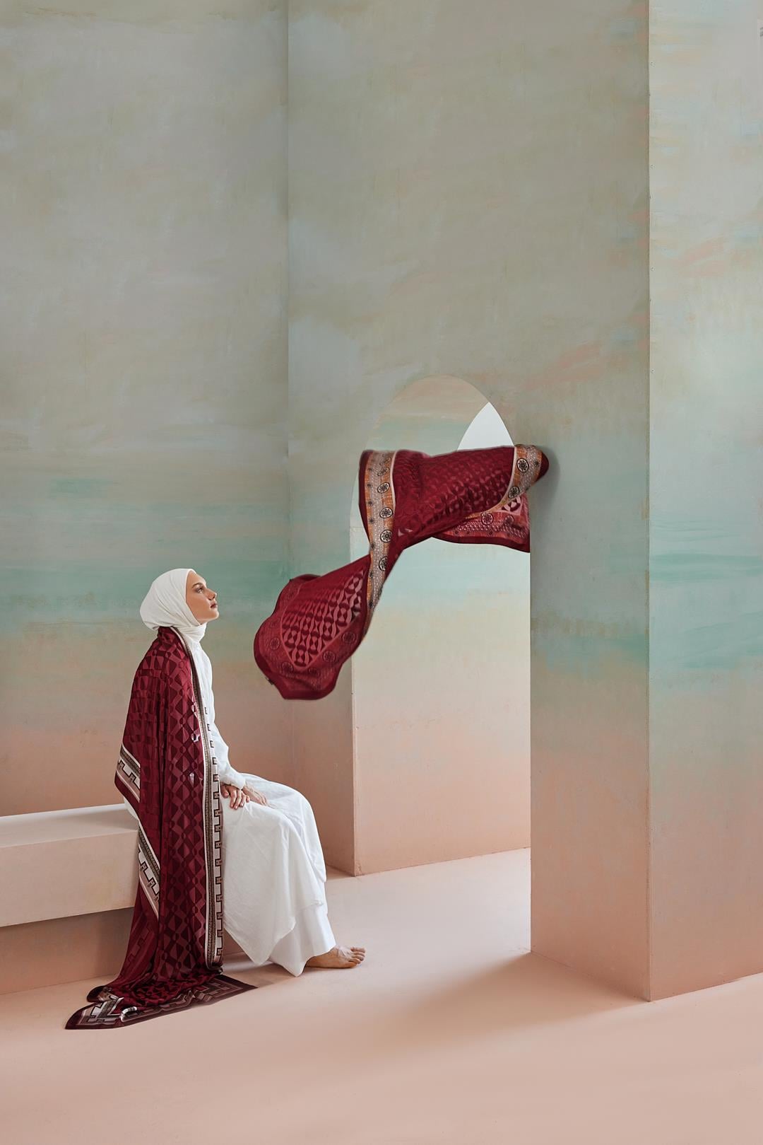 6343-1 DEVORE ŞAL BORDO