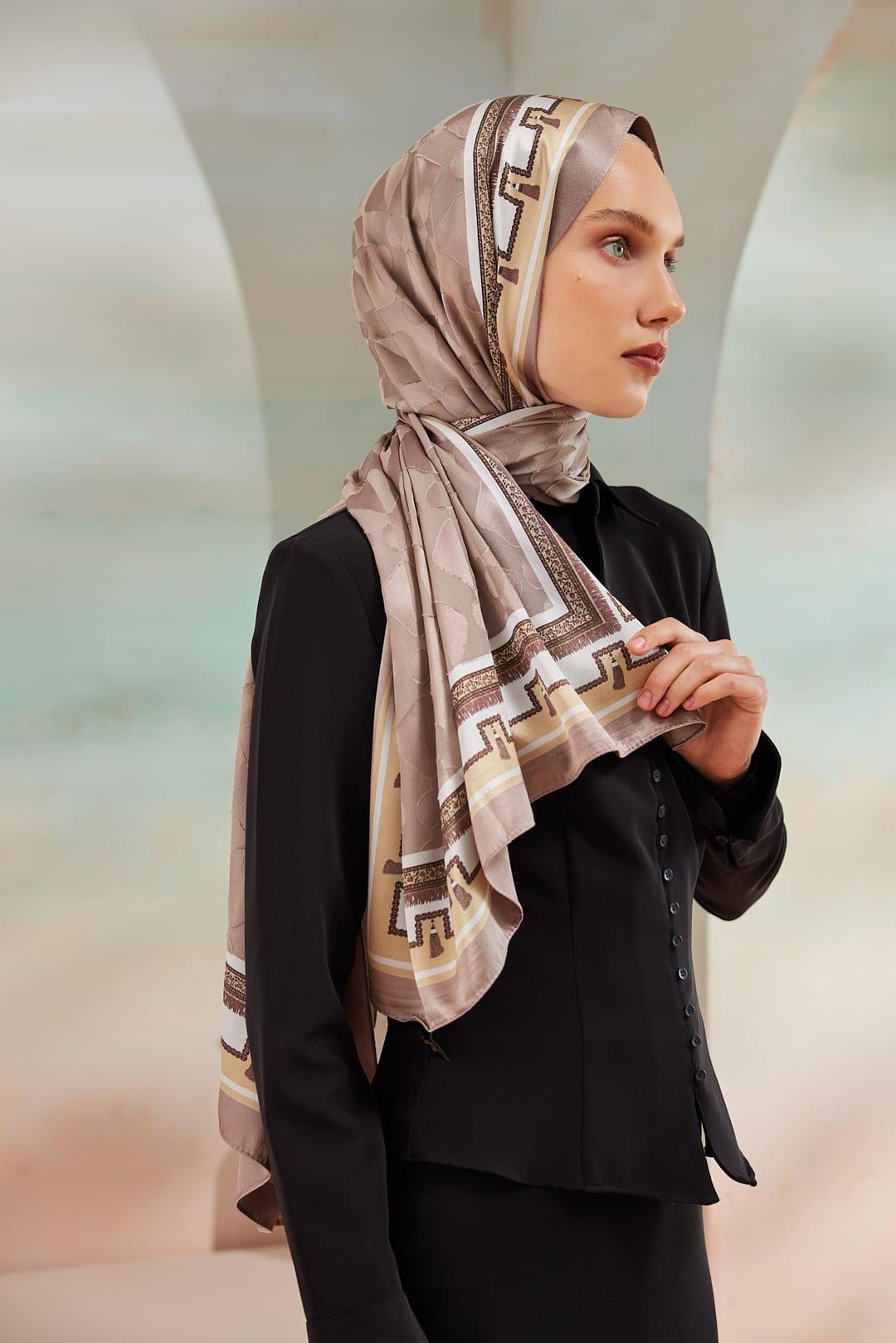 6343-1 DEVORE ŞAL VİZON