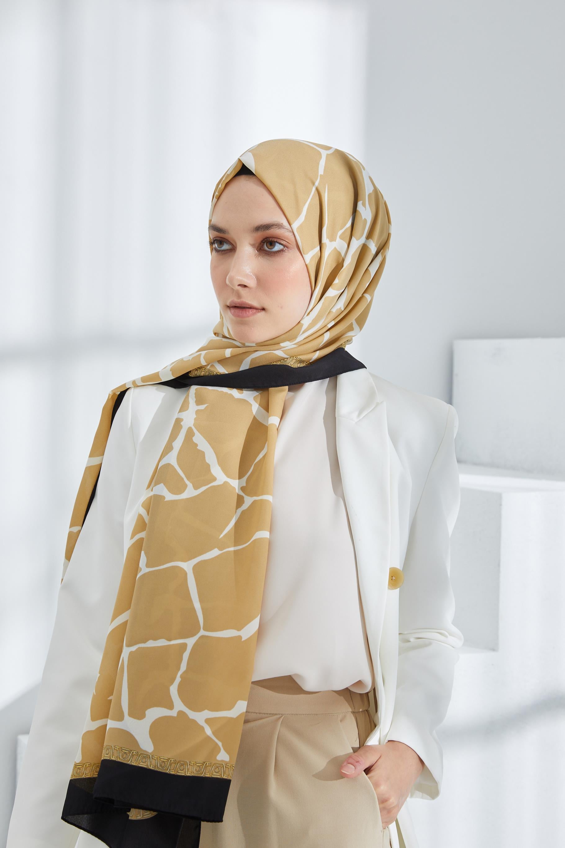 DİJİ MEDİNE TAŞ DESEN SARI