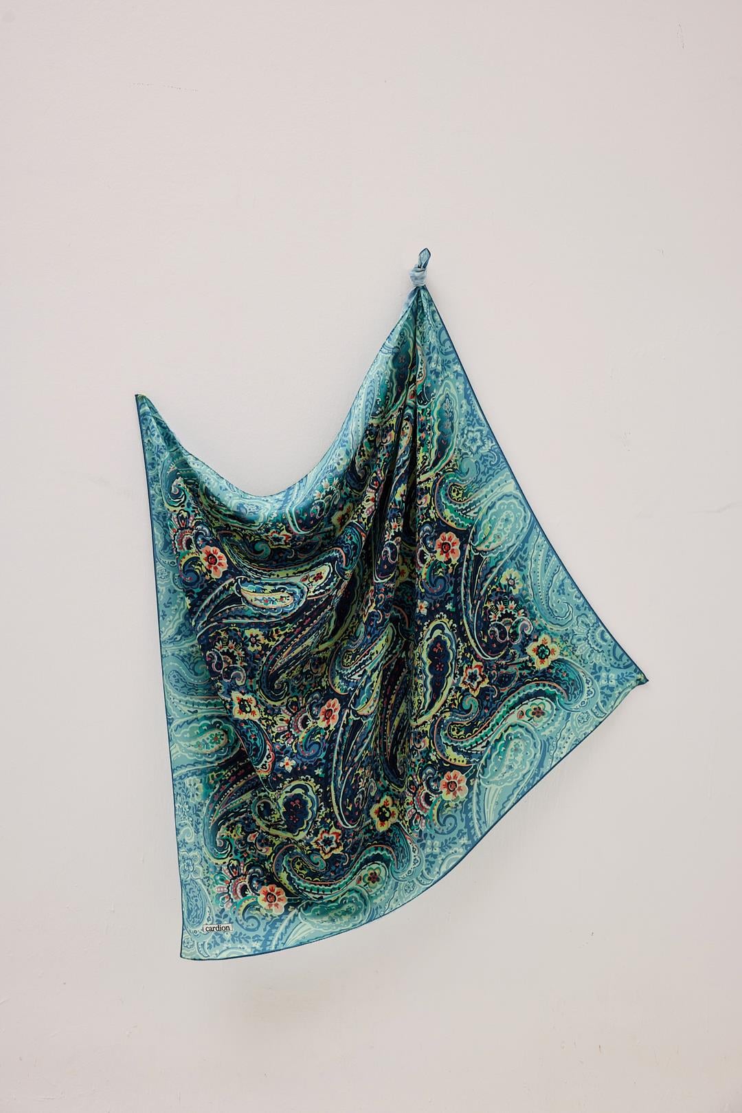 GOLD ETNİK EŞARP TURKUAZ