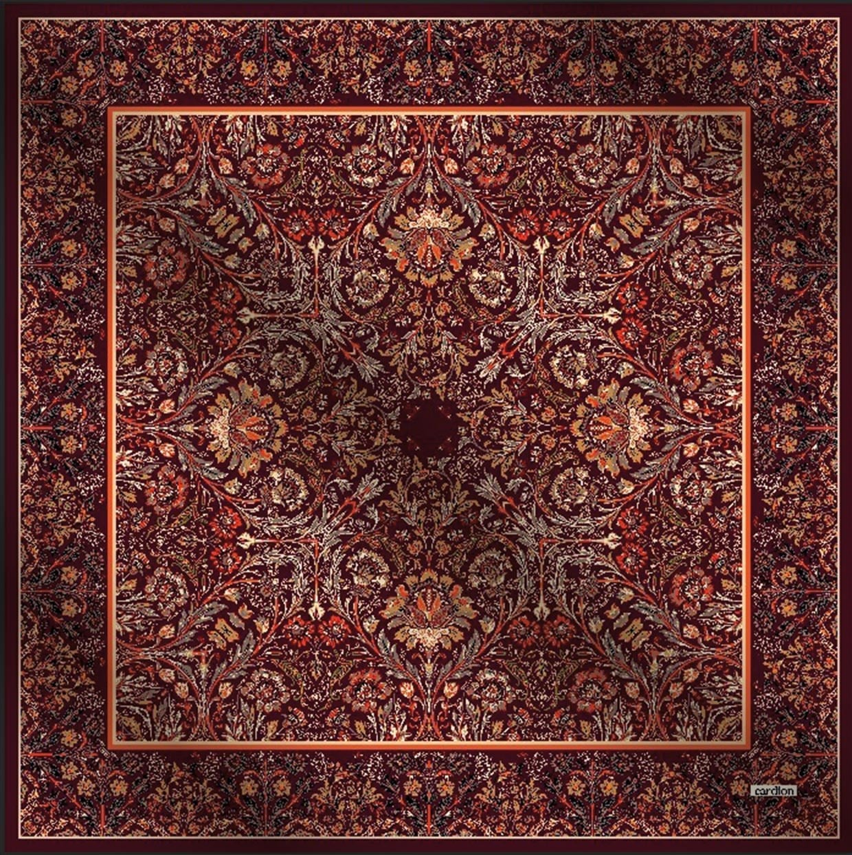 HÜNKAR LUNA EŞARP BORDO