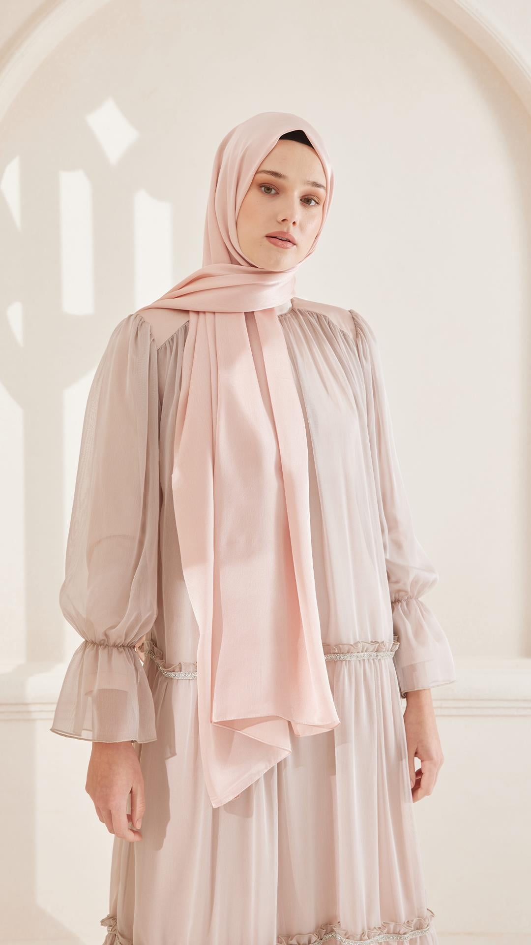 SHİNE ŞAL UÇUK PEMBE