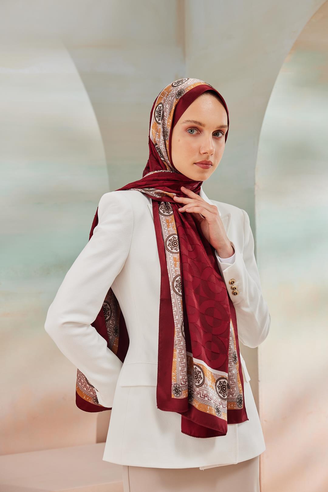 6343-2 DEVORE ŞAL BORDO