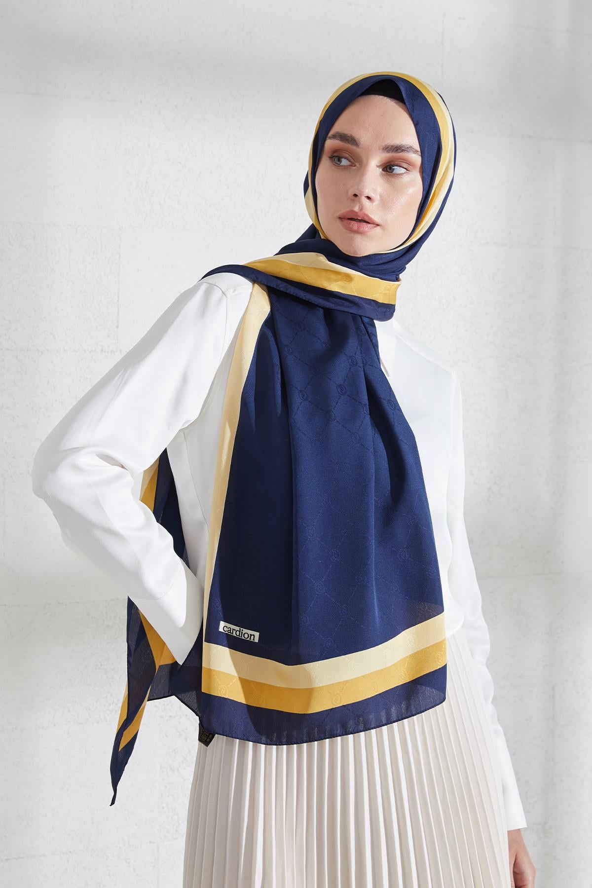 Çizgili Capri - CARDİON LACİVERT