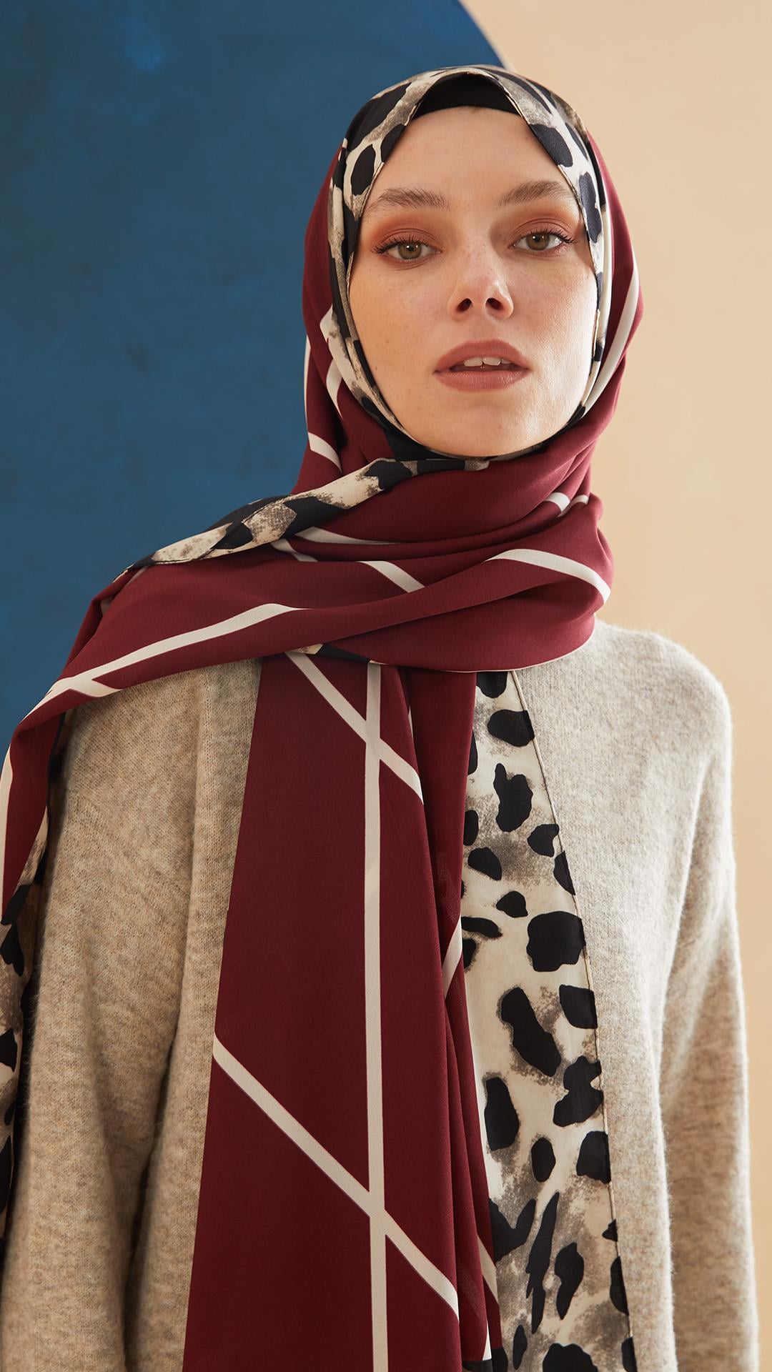 Çizgili Leopar - CARDİON BORDO
