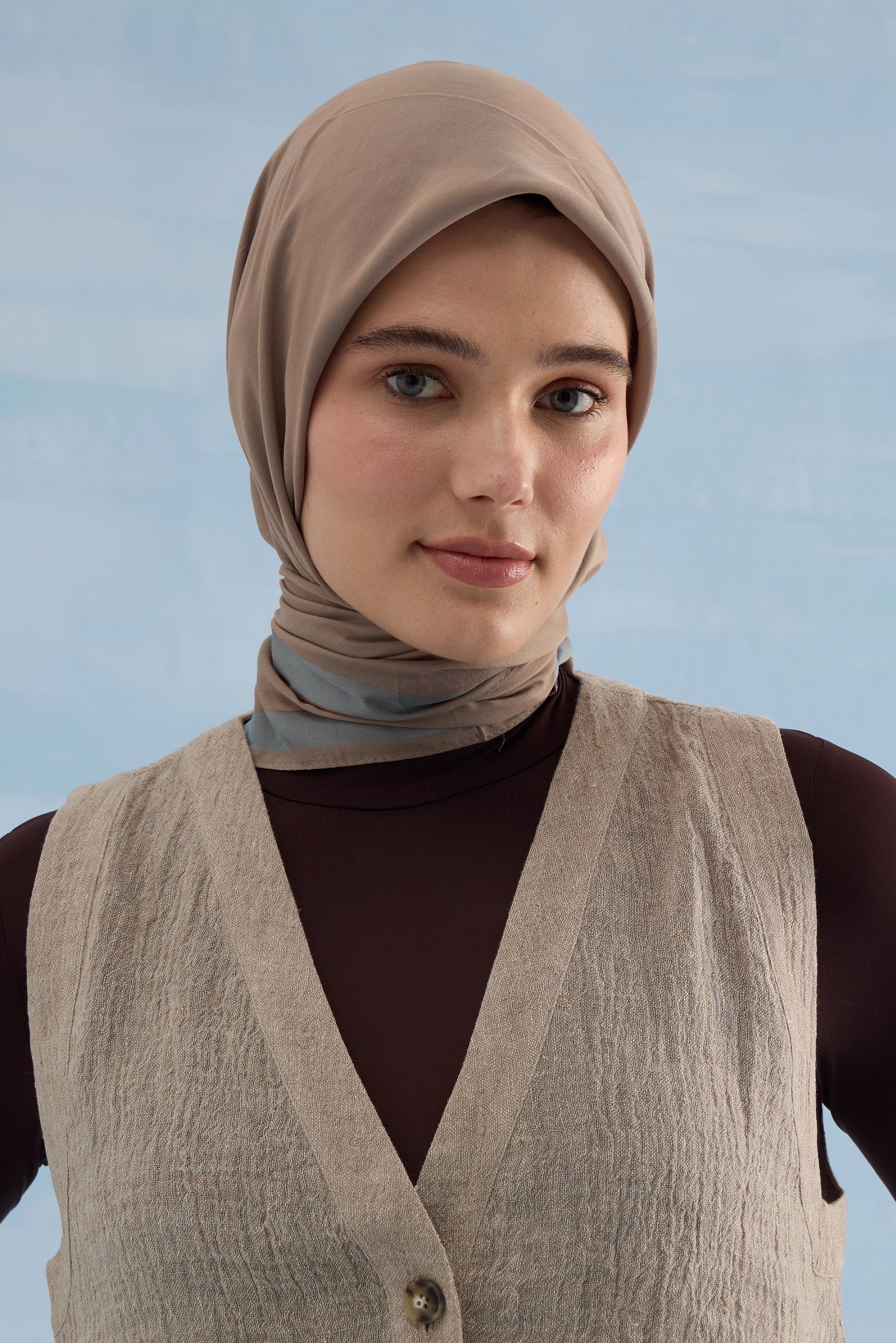 DÜZ PAMUK İPEK EŞARP MİNT YEŞİLİ