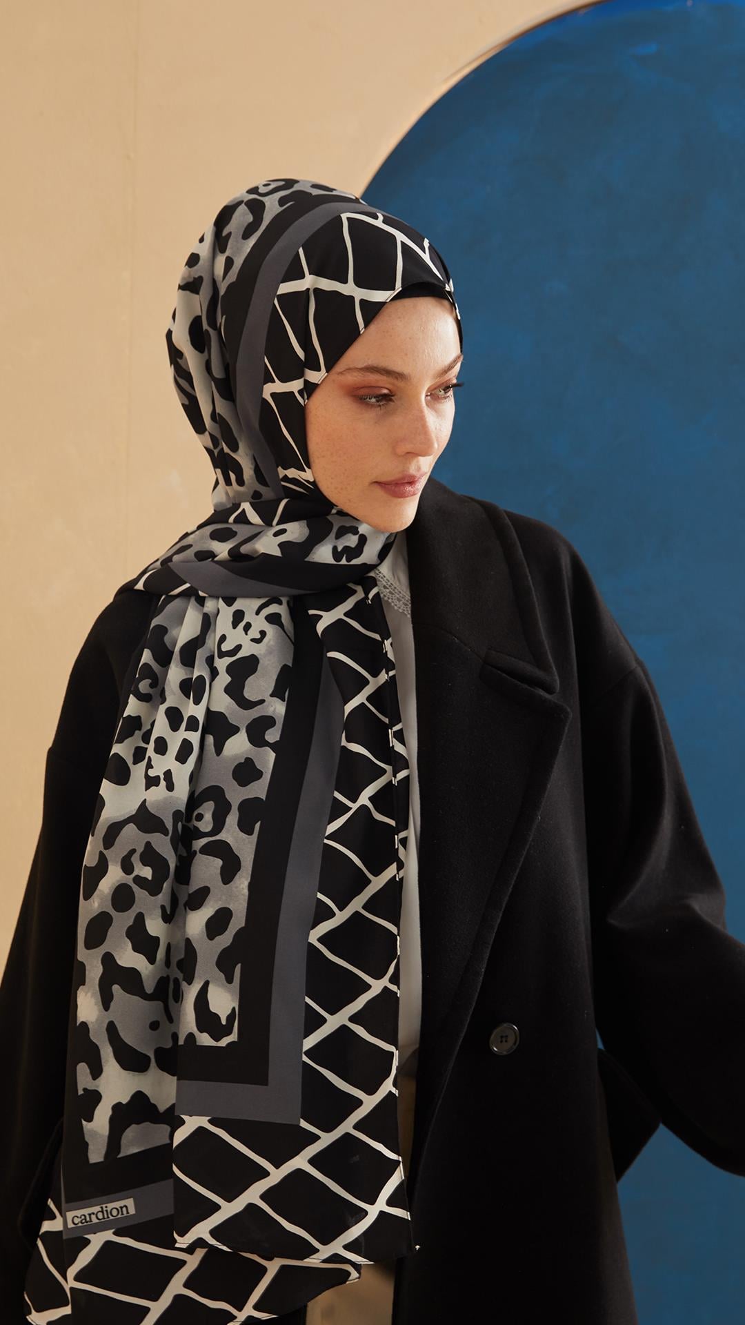 GEOMETRİK LEOPAR ANTRASİT