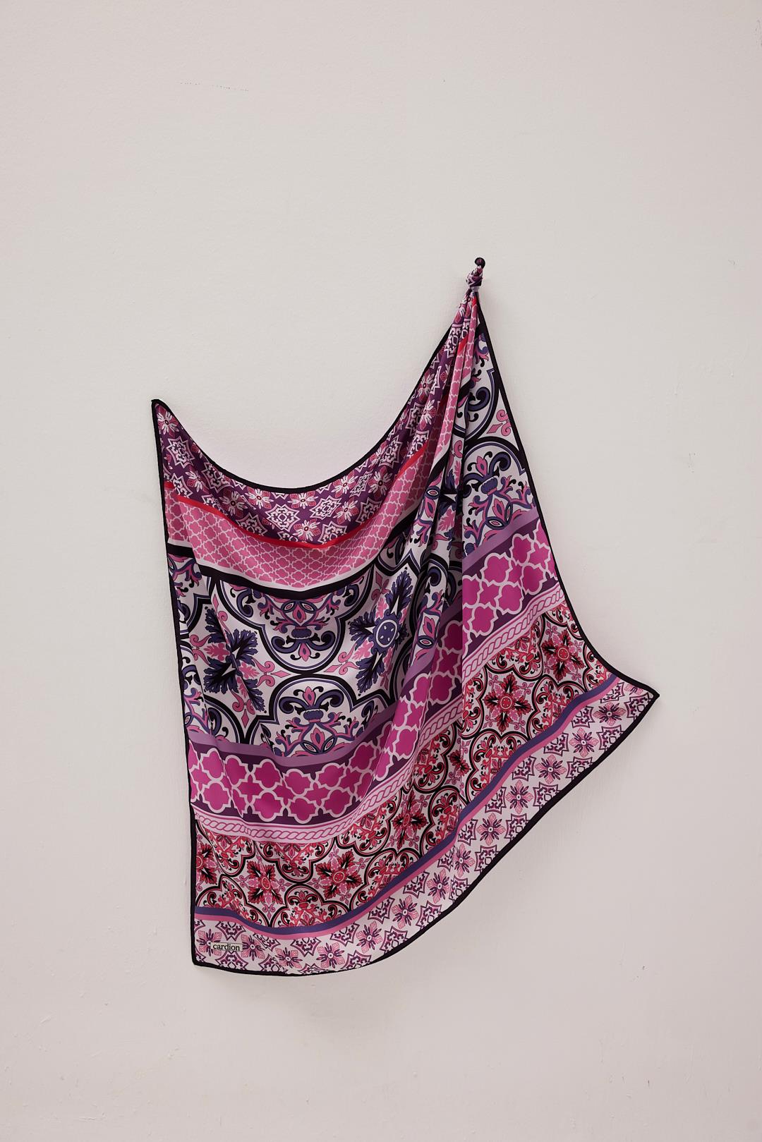 GOLD ÇİNİ EŞARP PEMBE