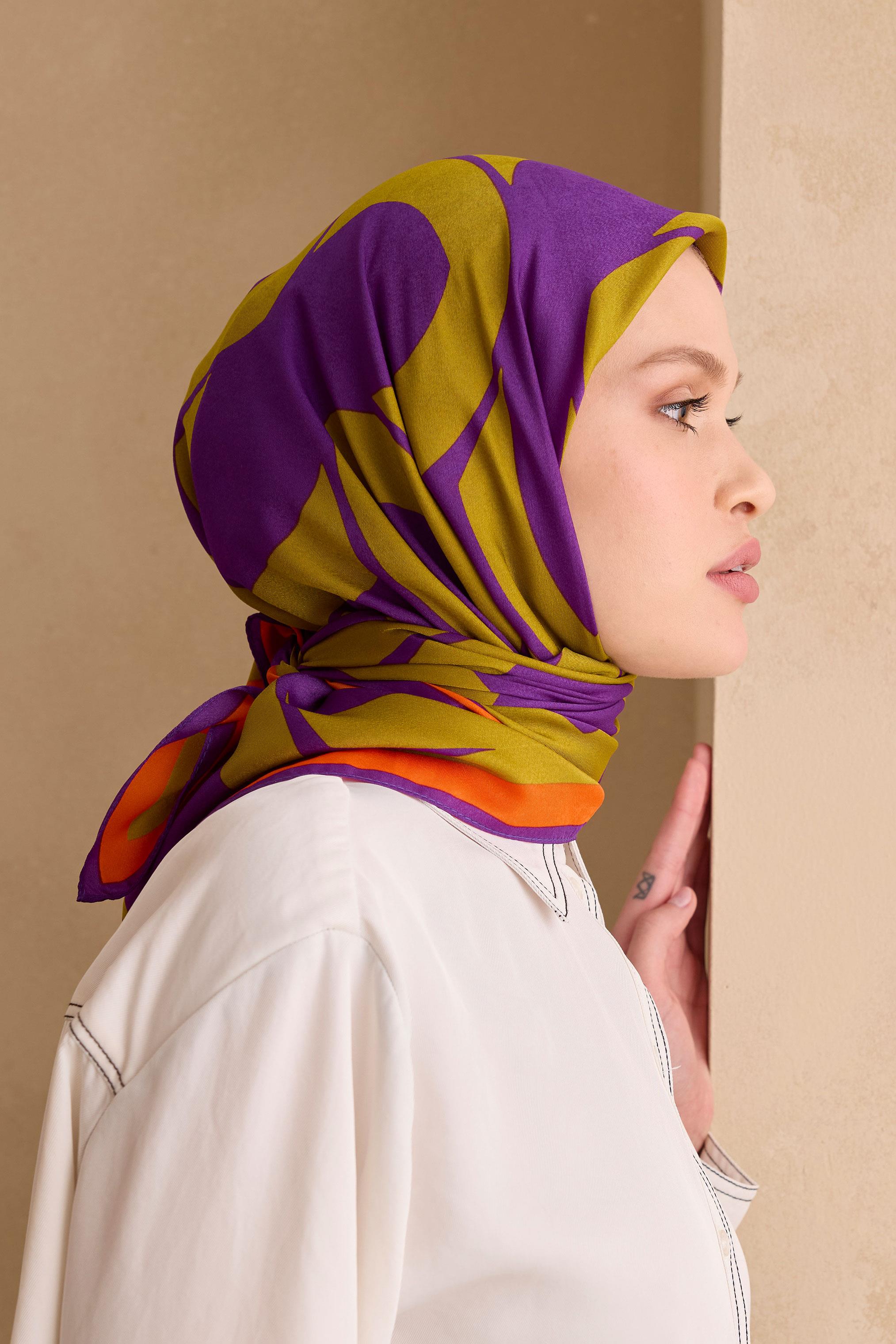 GOLD LİFE EŞARP MOR