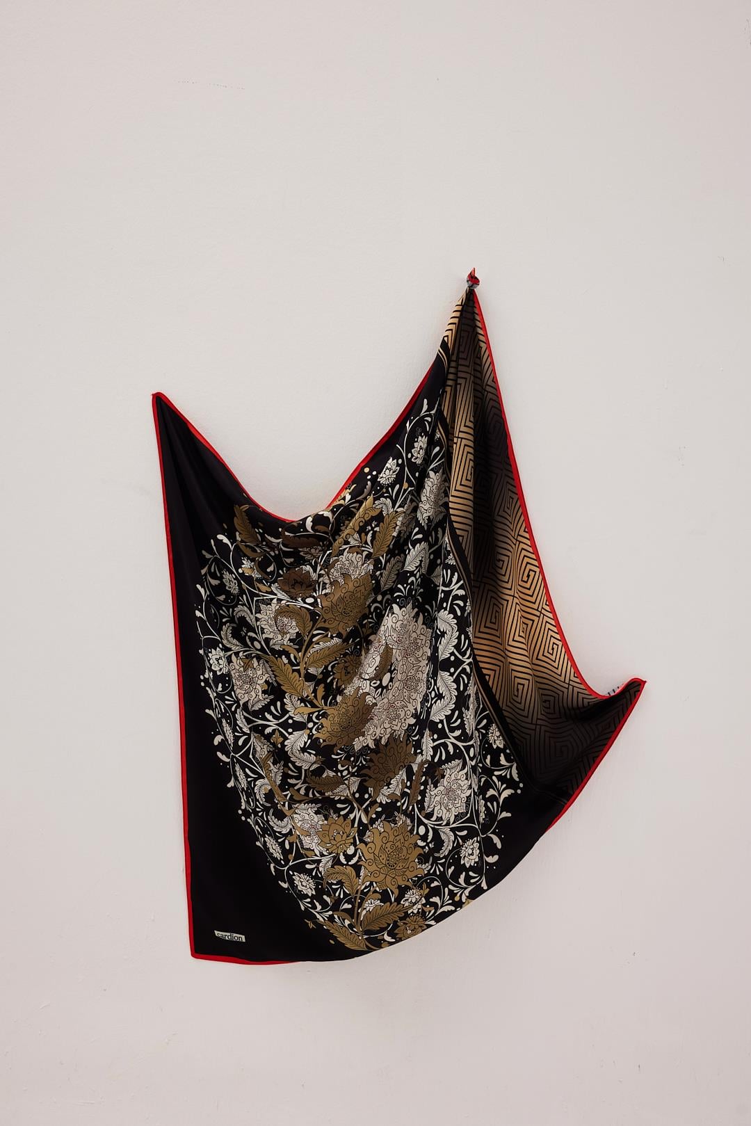 GOLD SANAT EŞARP KAHVERENGİ