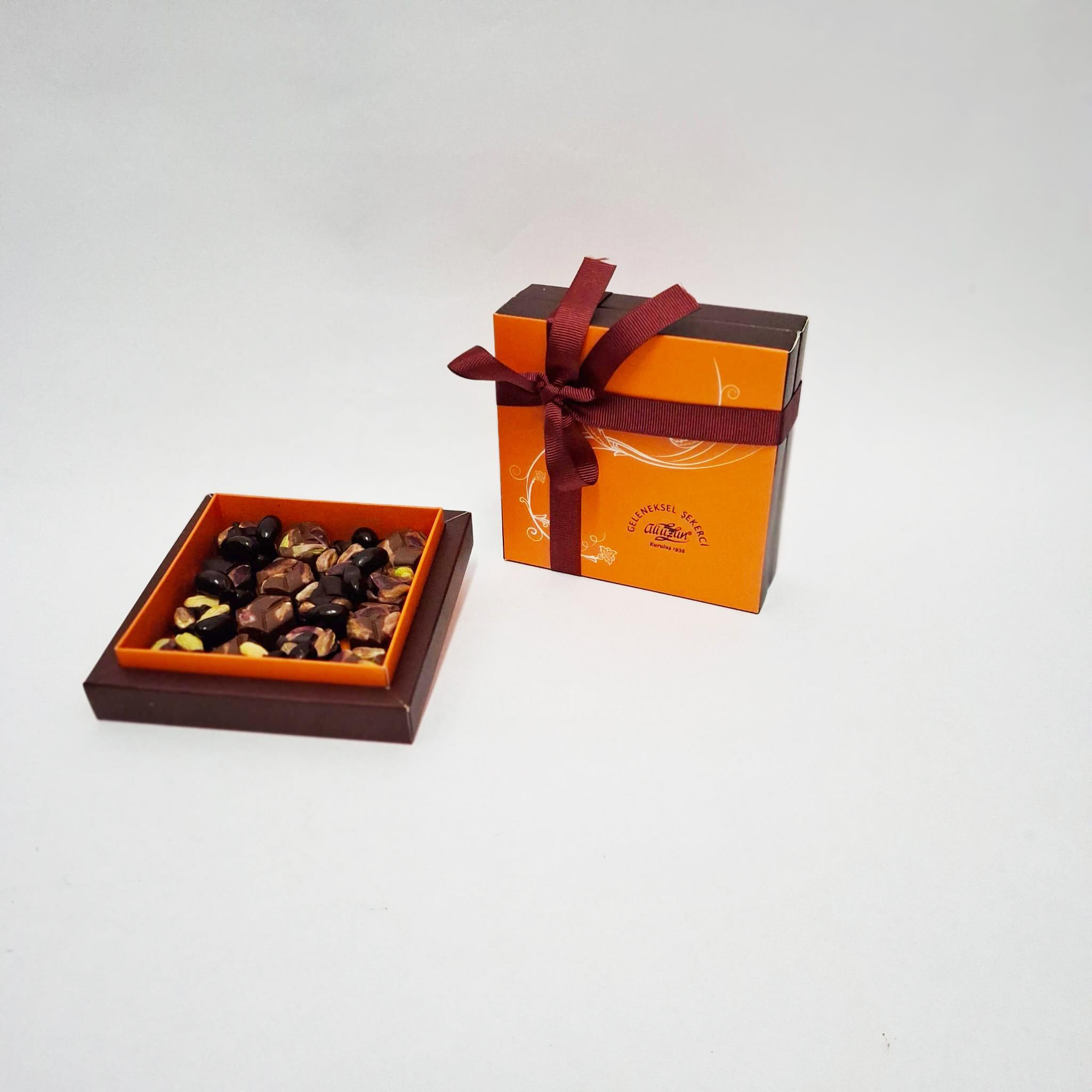 SÜTLÜ- BİTTER FISTIKLI MİNİ ÇİKOLATA (160gr)