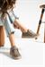 Vizon Rosse Toka Detaylı Deri Kadın Loafer Ayakkabı