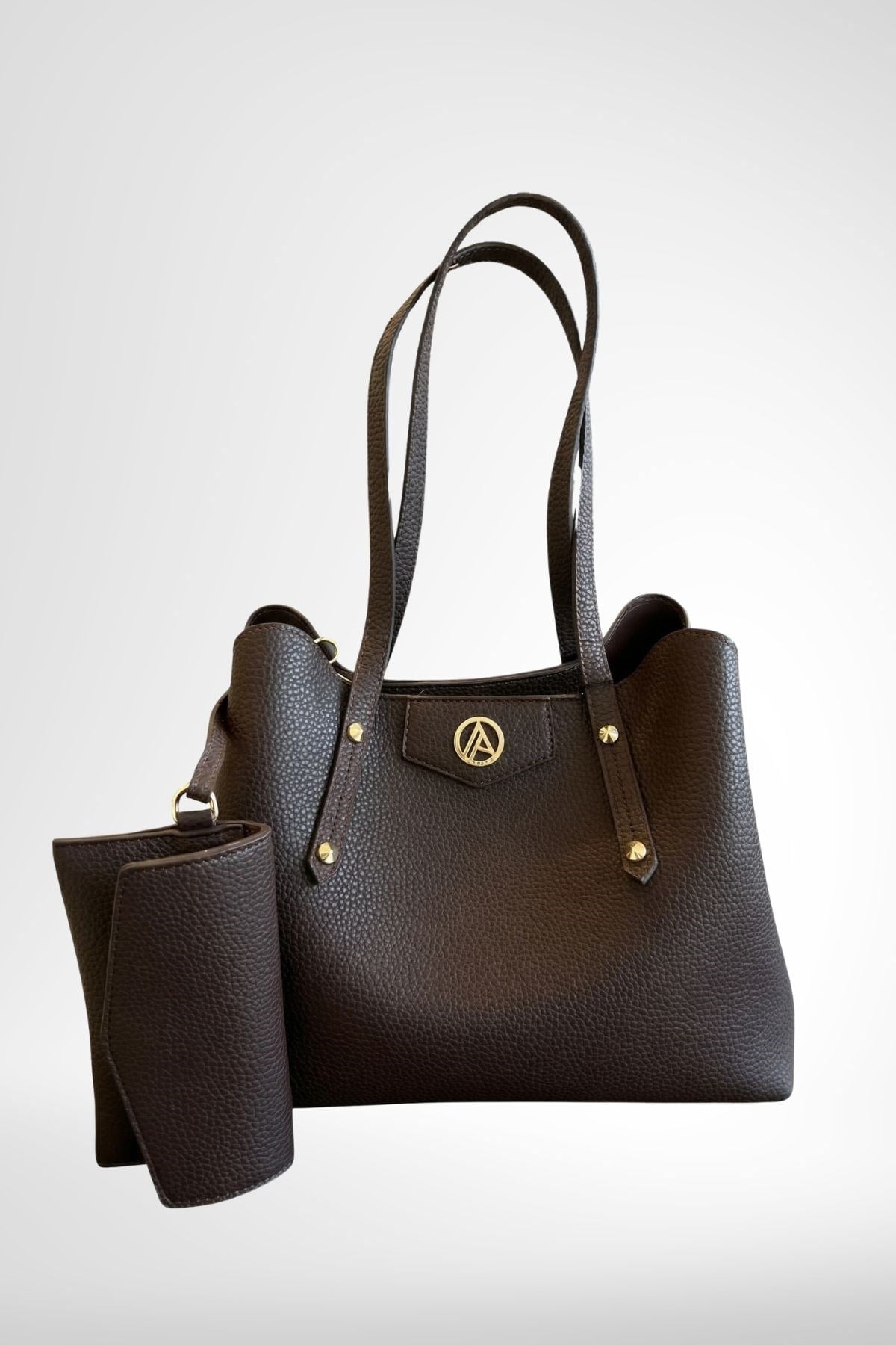 Armine Trend Cüzdanlı Omuz Çantası Kahverengi ARM181