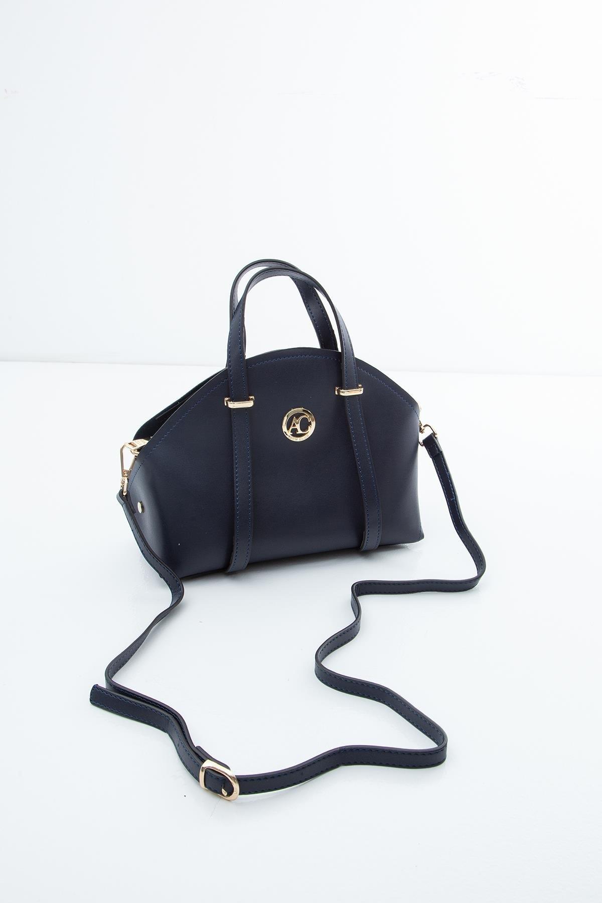 ARMİNE TREND Kemer Askılı Fermuarlı El ve Omuz Çantası-Siyah ARM129