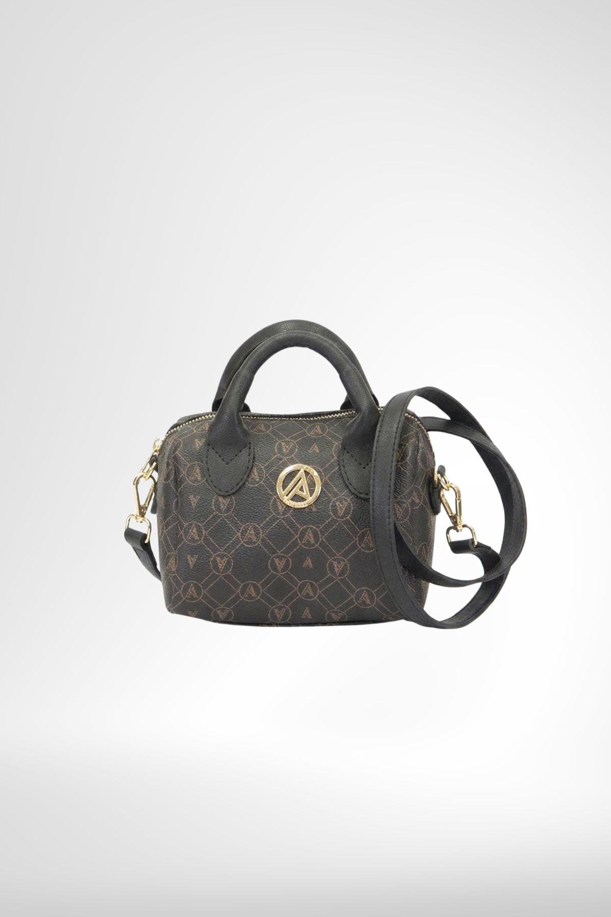 Armine Trend Omuz Askılı ve Mini El Çantası-Kahve Baskılı ARM136