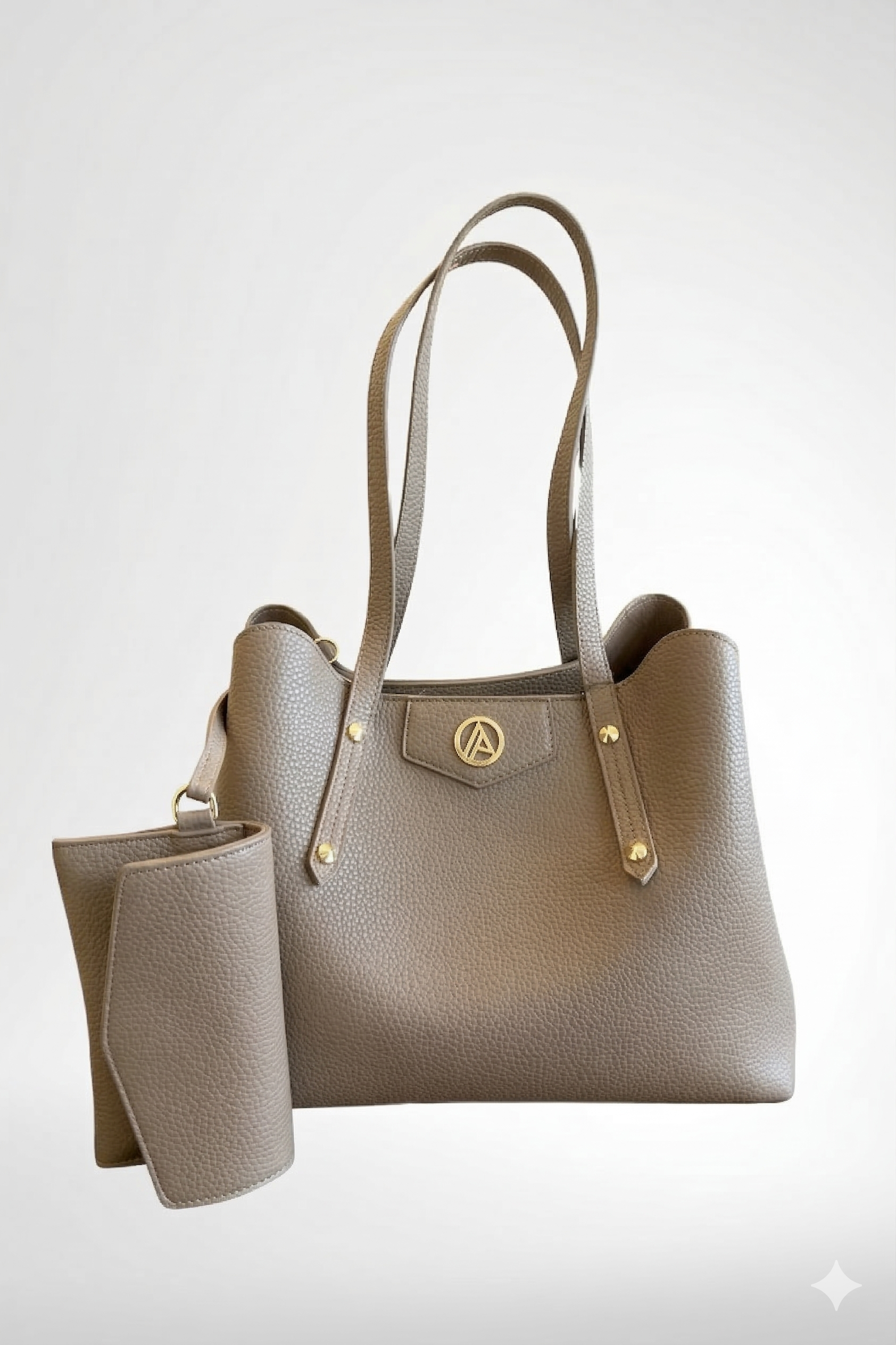 Armine Trend Cüzdanlı Omuz Çantası Vizon ARM181