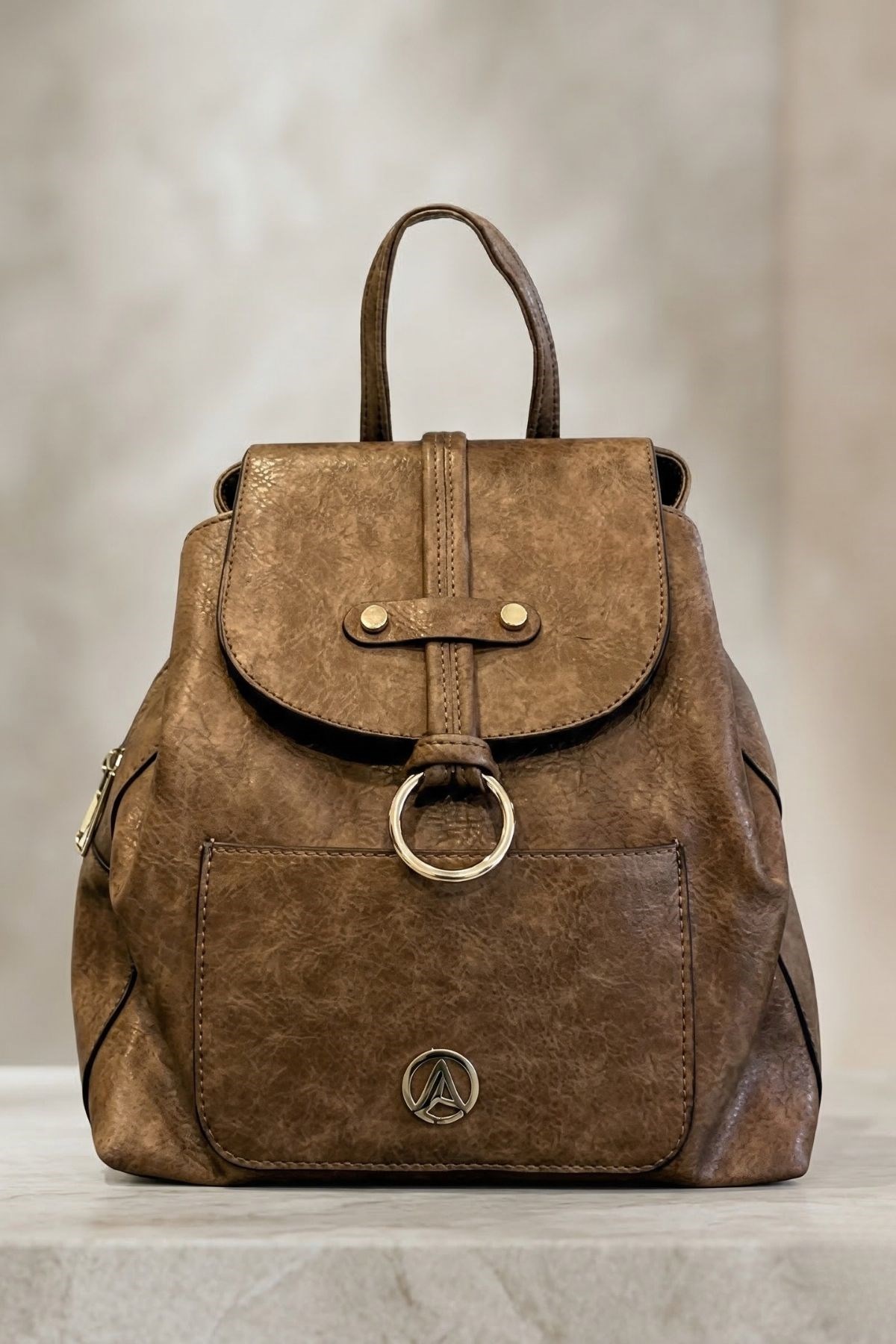 Armine Trend Küçük Sırt Çantası Taba ARM166