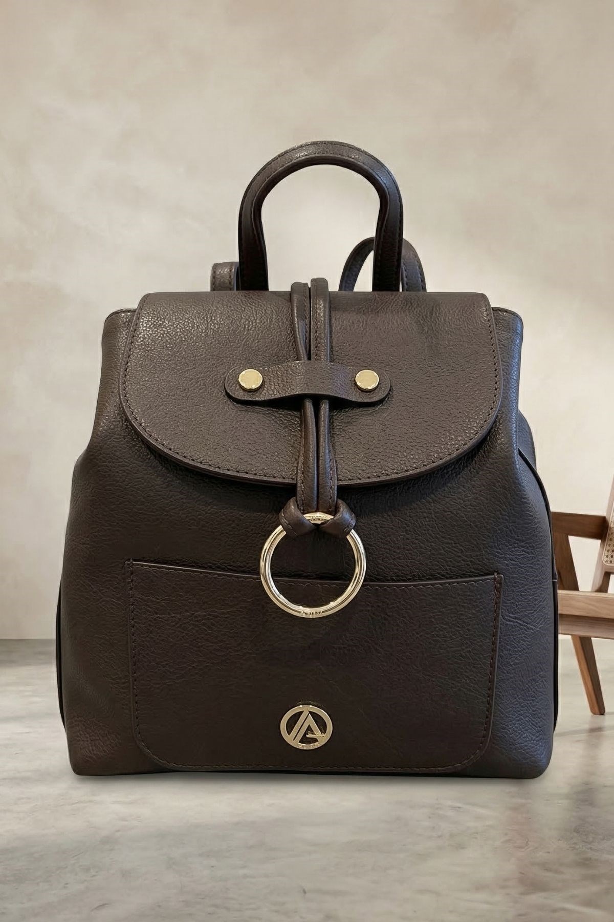 Armine Trend Küçük Sırt Çantası Kahverengi ARM166