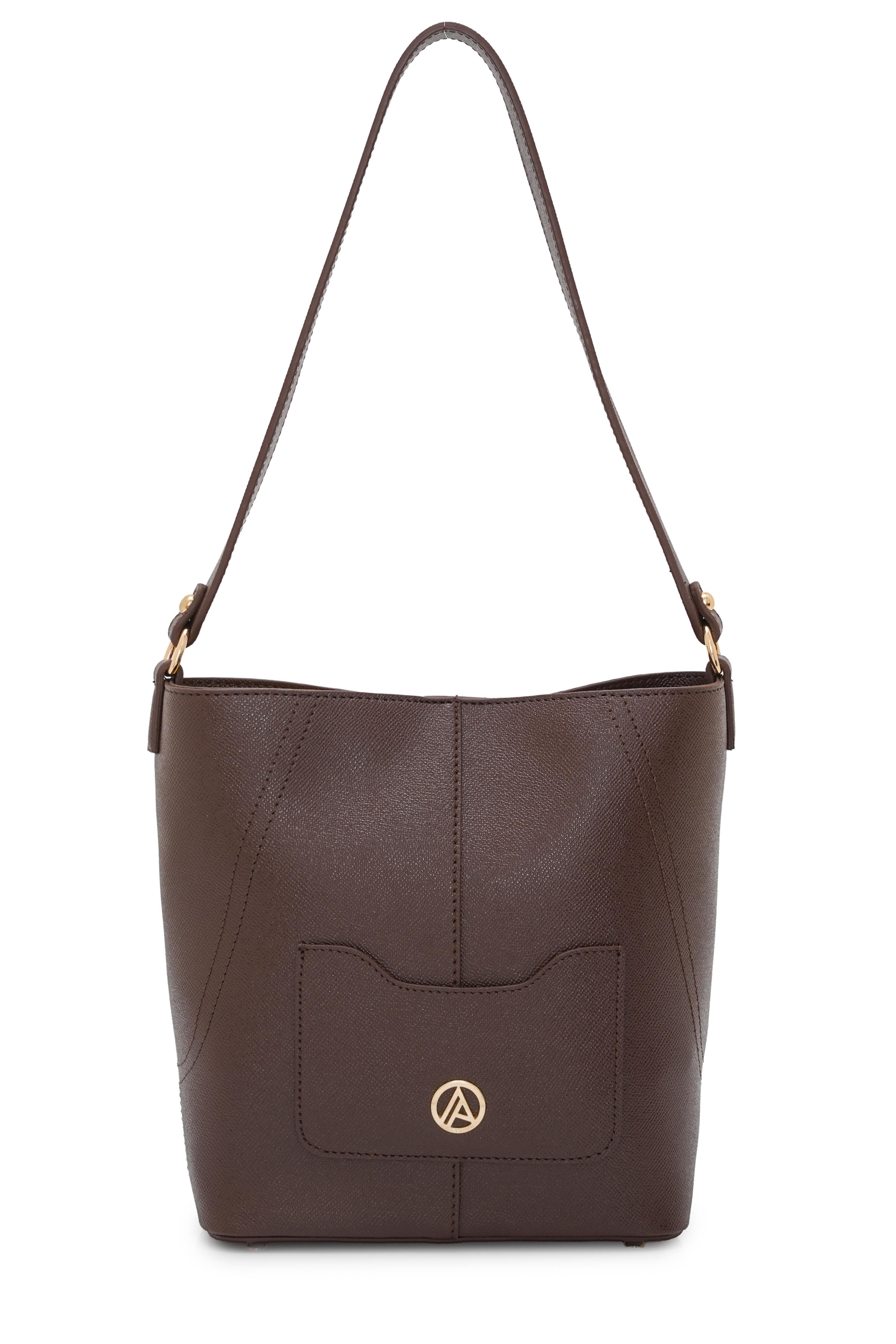 Armine Trend Omuzdan Askılı Kol Çantası Kahverengi ARM175