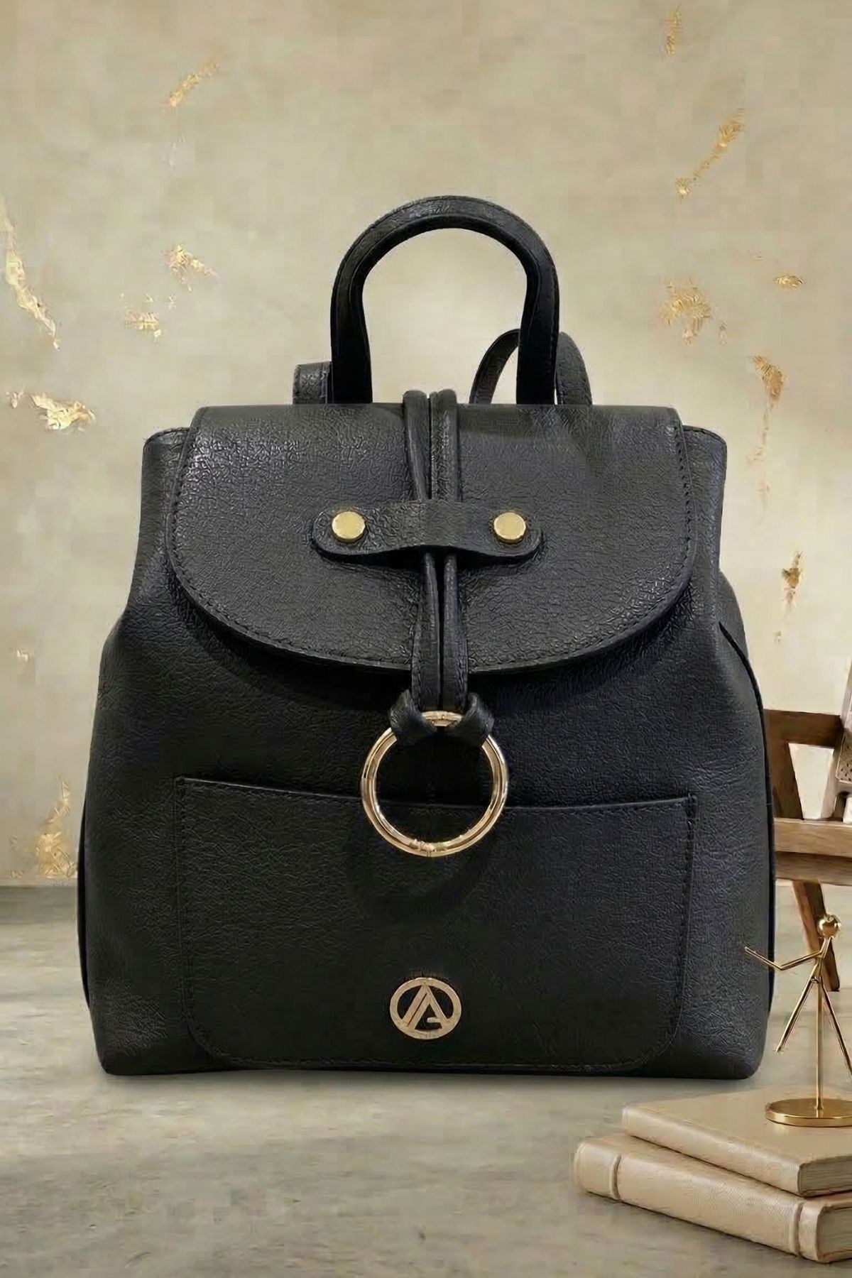 Armine Trend Küçük Sırt Çantası Siyah ARM166