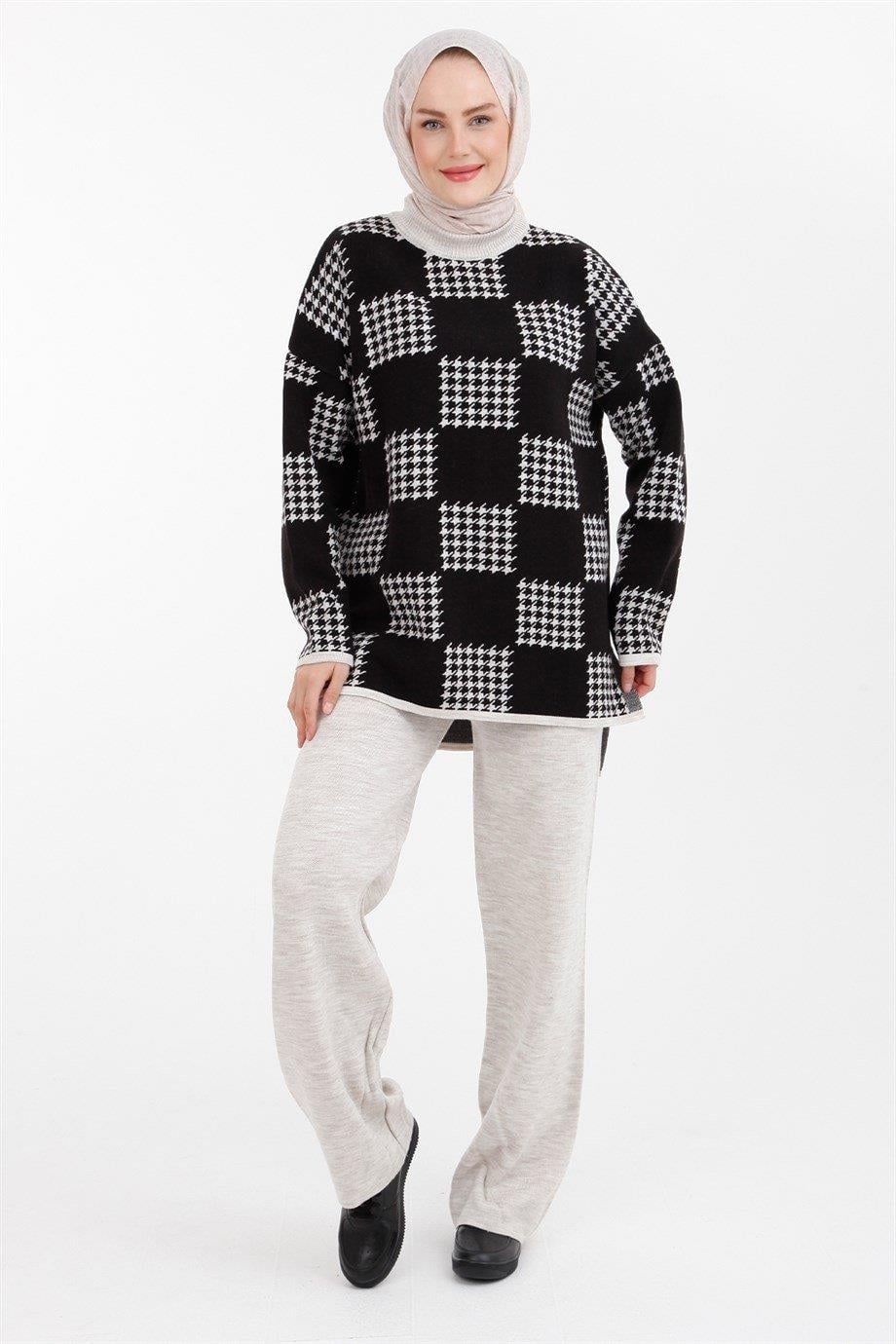 ARMİNE TREND Takım 22KD4217-Siyah