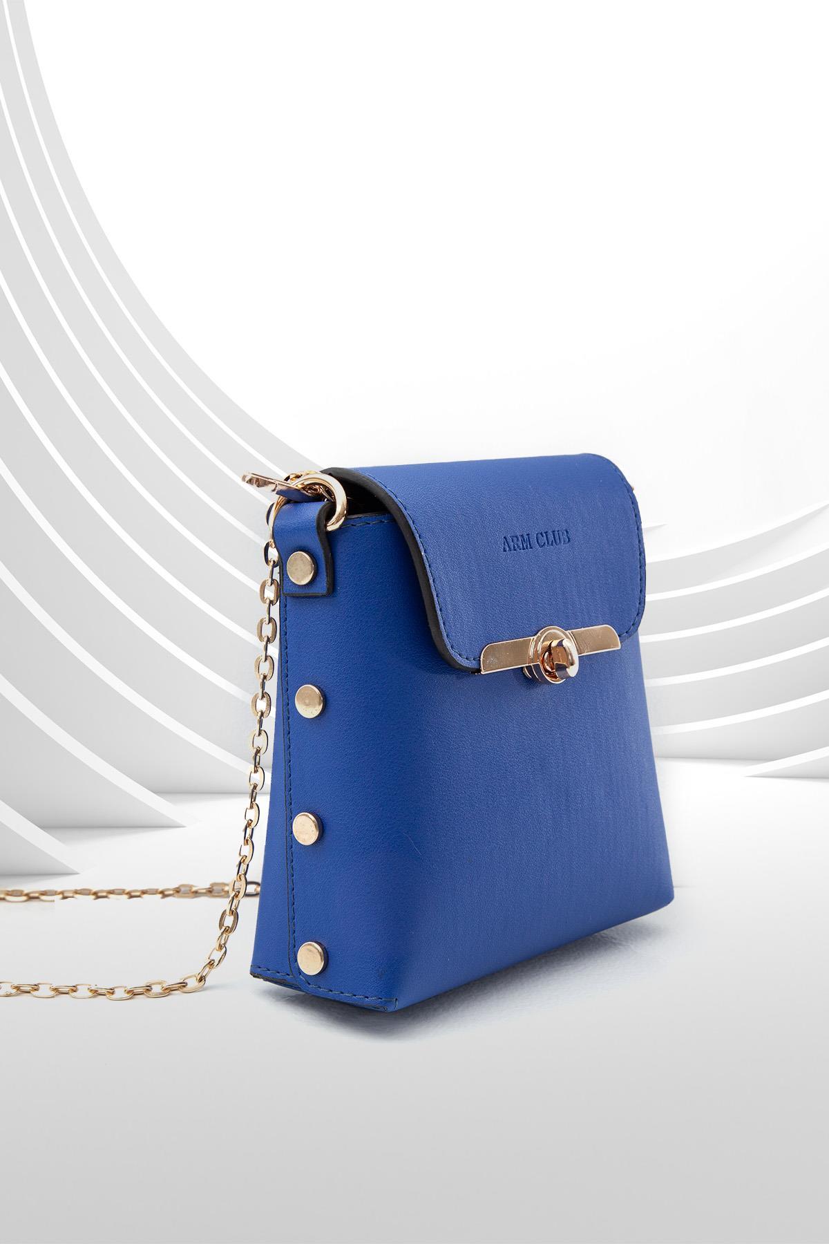 ARMİNE TREND Zincir Askılı Çıtçıtlı Çanta-Saks 23AC023
