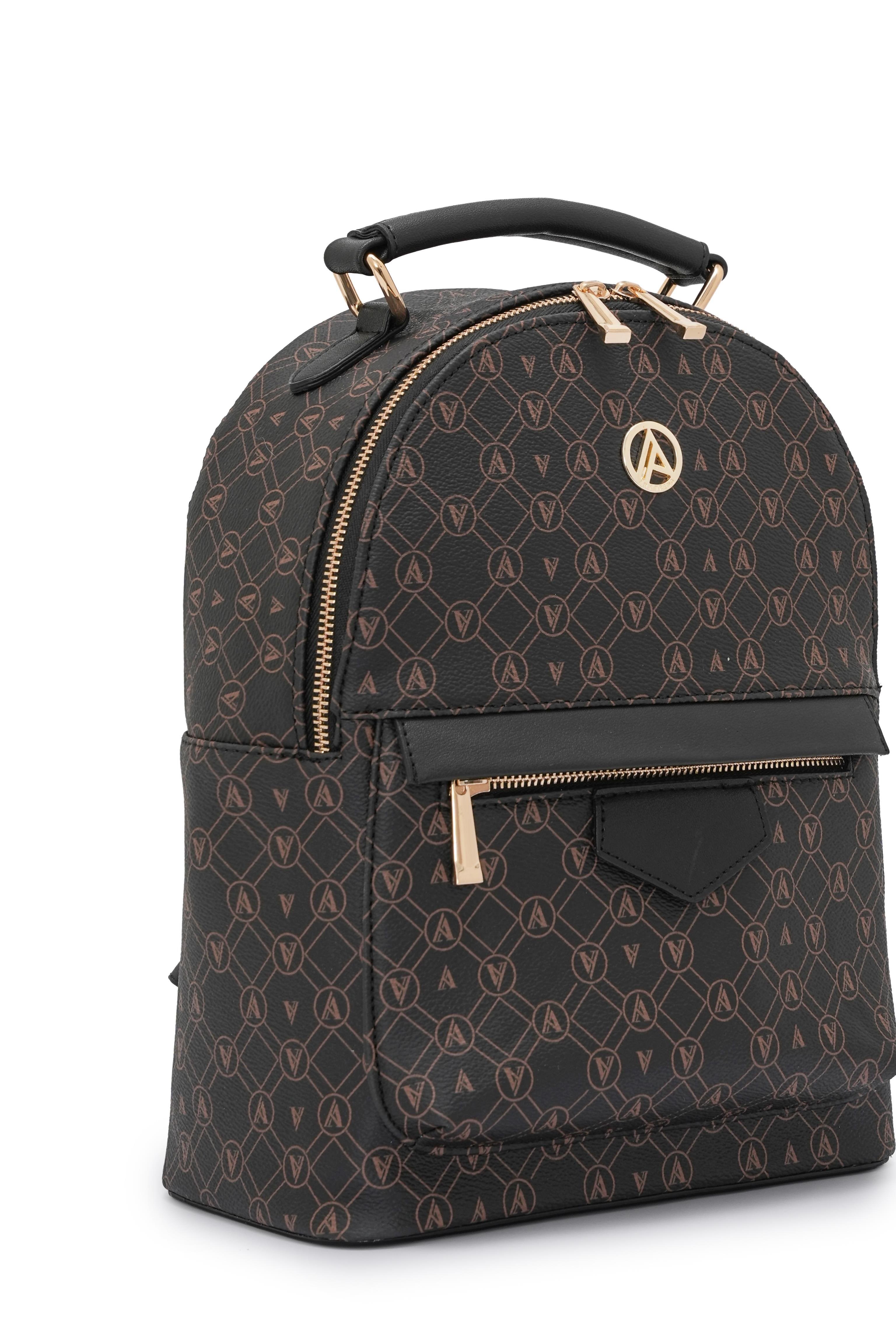 Armine Trend Önden Bantlı Sırt Çantası Siyah ARM165