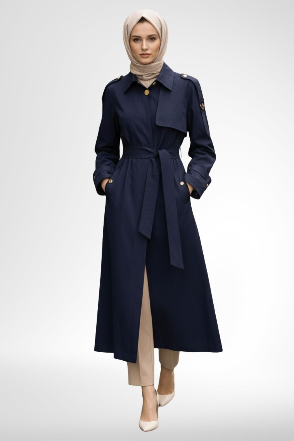 Armine Trend 26YT701 Kol Toka Detay Kap Lacivert