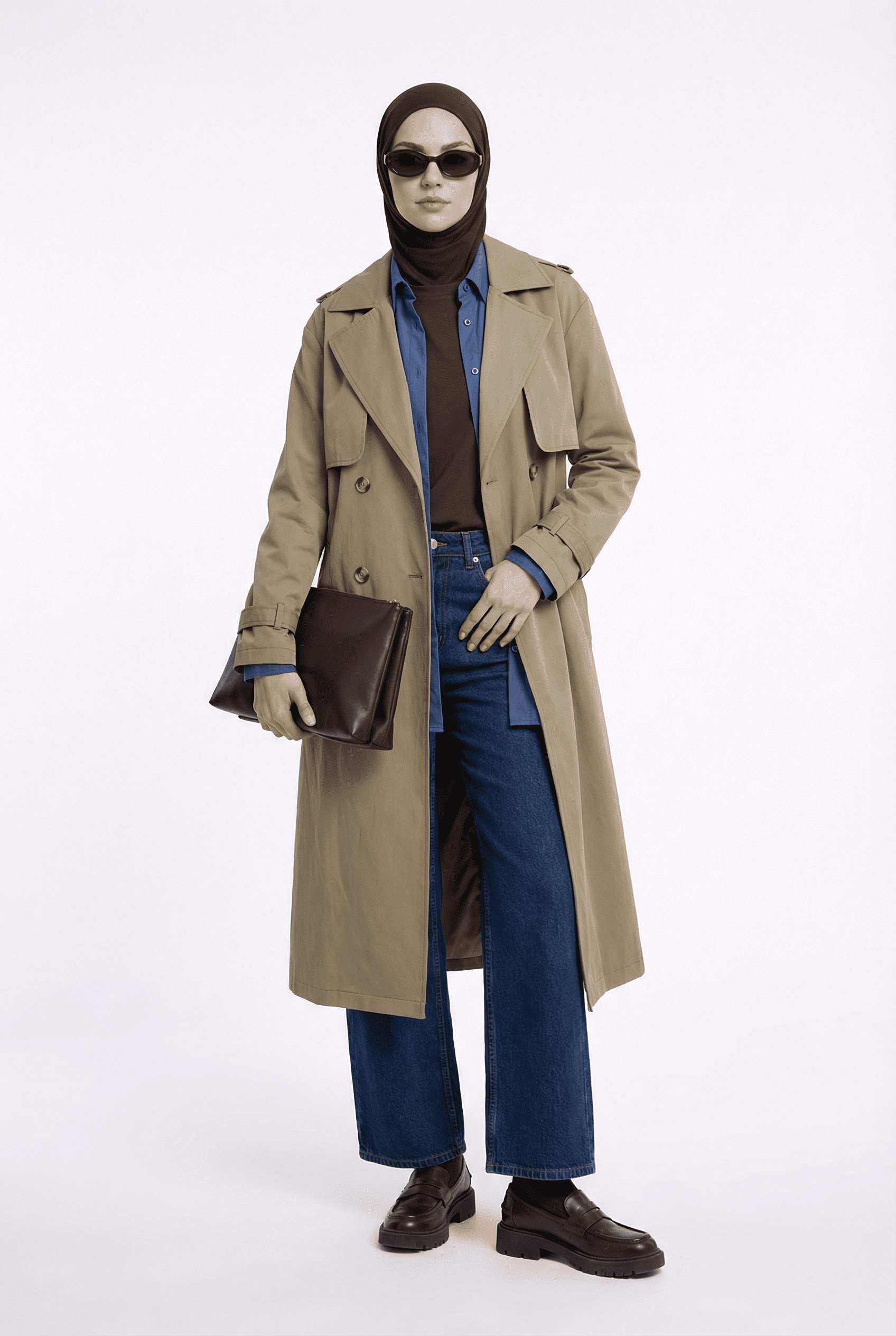 Armine Trend Seyyar Kemerli Kap Haki 26YT706