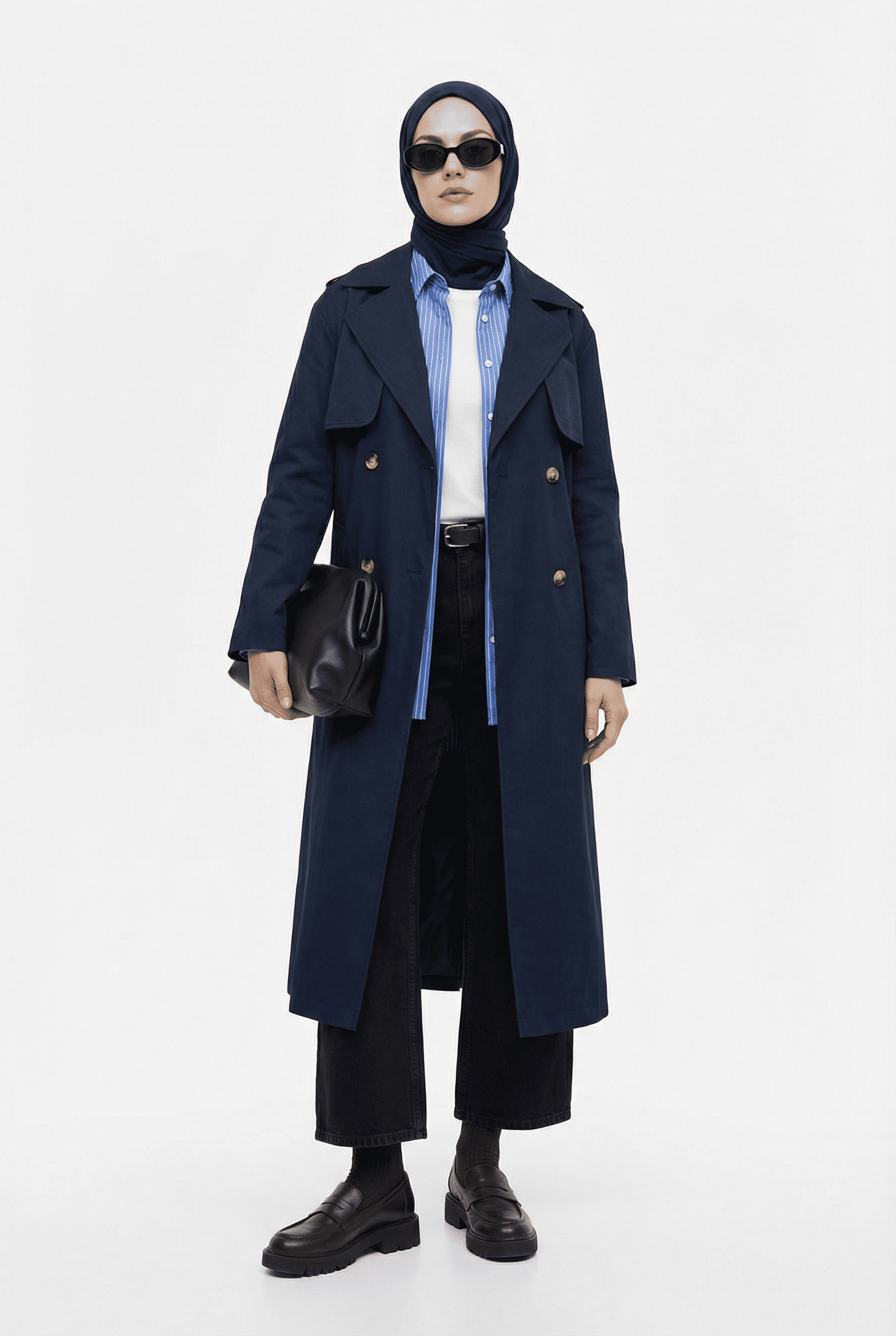 Armine Trend Seyyar Kemerli Kap Lacivert 26YT706