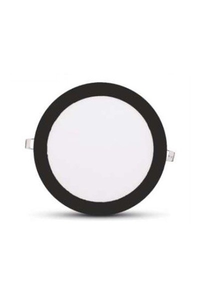 VPSAYS00640-Y6W-Yuvarlak Led Panel Armatür 4000K(Siyah)6W-Yuvarlak Led Panel Armatür 4000K(Siyah) | Voltek{ubercoelektromarket}