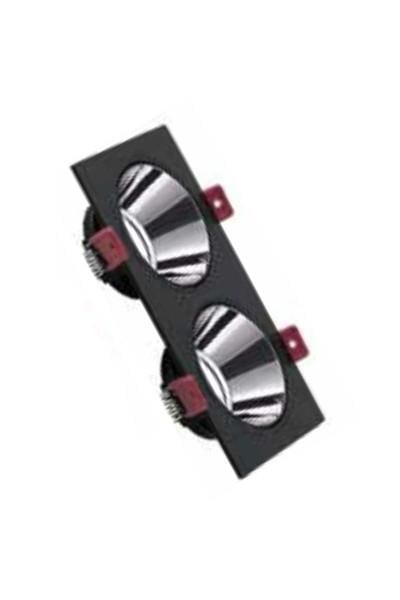 AH03-07331ACK Siyah Çift Kare Çerçeve / Siyah Krom Reflektör Sıva Altı Spotlıght AH03-07331ACK AH03-07331 ACK Siyah Çift Kare Çerçeve - Siyah Krom Reflektör Sıva Altı Spotlıght AH03-07331 | ACK | ubercoelektromarket.com{ubercoelektromarket}