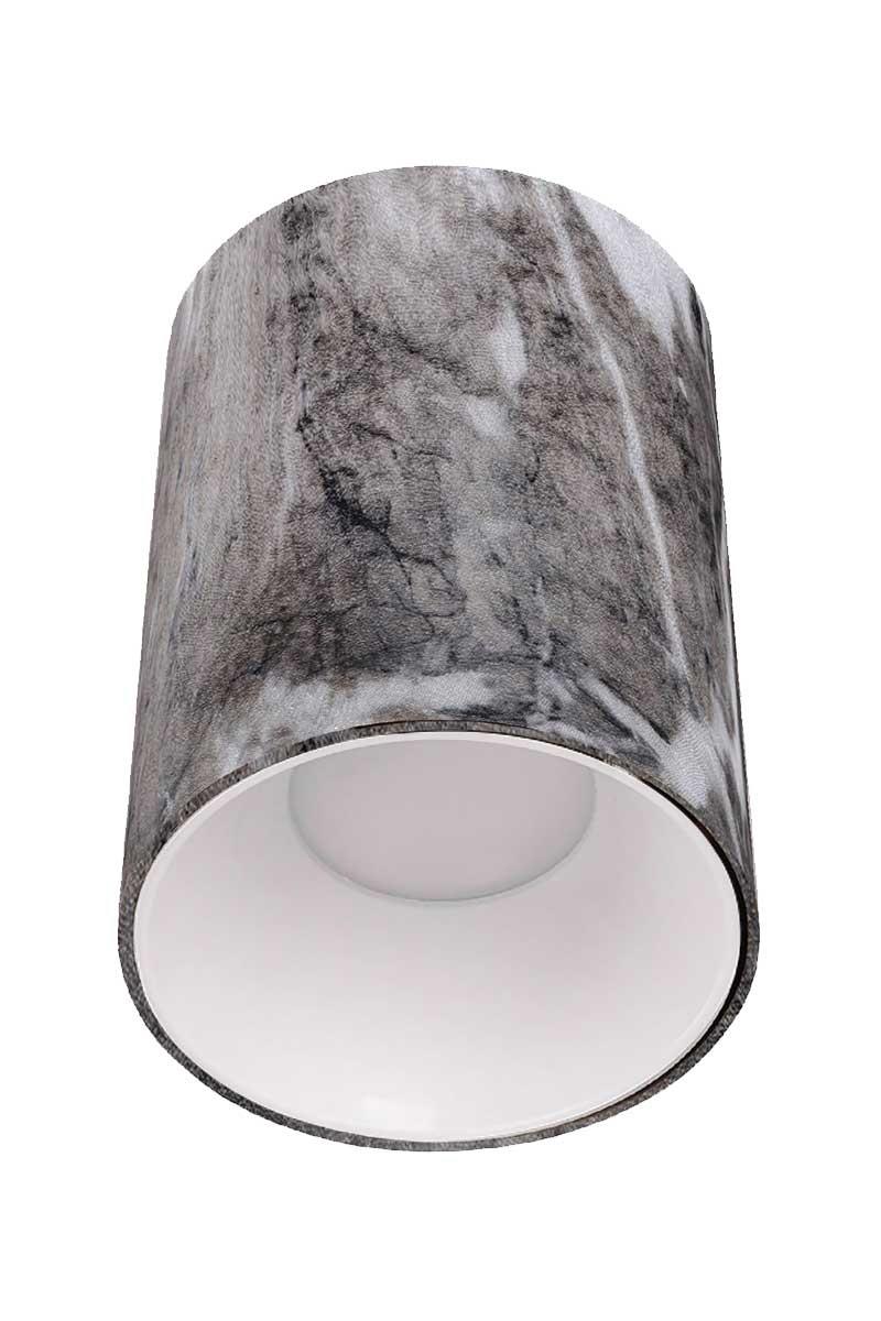ACK AH12-08502 Beyaz Reflektör Gri Mermer Kasa Sıva Üstü Dekoratif Armatür