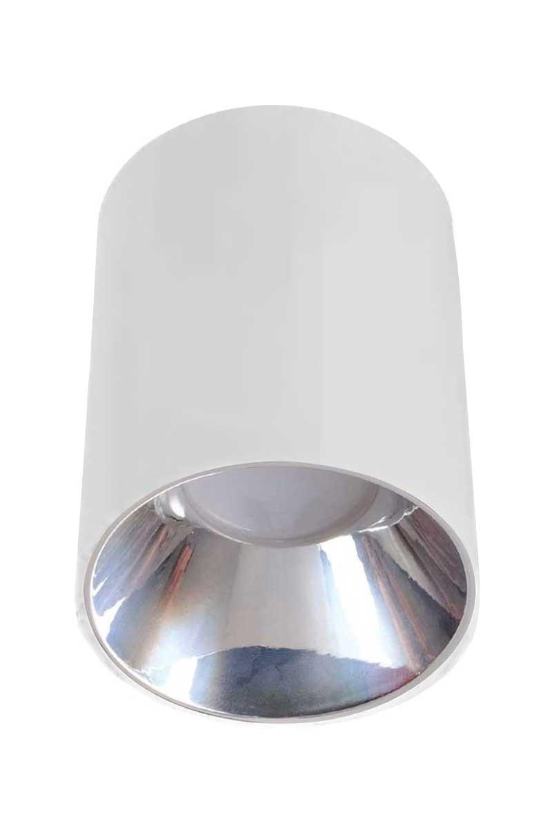 ACK AH12-08550 Parlak Krom Reflektör Beyaz Kasa Sıva Üstü Dekoratif Armatür