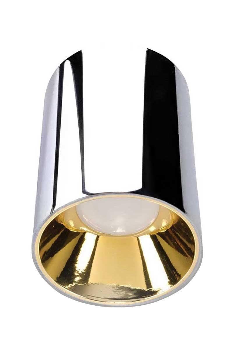 ACK AH12-08565 Parlak Gold Reflektör Krom Kasa Sıva Üstü Dekoratif Armatür