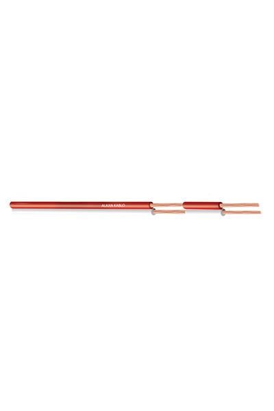ALKAN H03VH-H 2X 0,75 MM YASSI SİYAH KORDON 25 MT