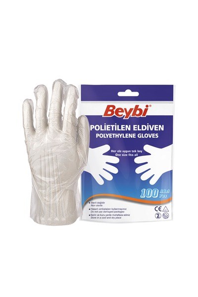 FGRWZ378Beybi PET (Polietilen) Eldiven - 100'lük PoşetBeybi PET (Polietilen) Eldiven - 100lük Poşet{ubercoelektromarket}