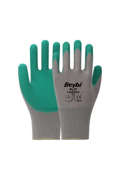BFKNPWX6 9-CT-GRBeybi PL17 Legend Polyester Örme Lateks Eldiven NO: 9 - Çift - GriBeybi PL17 Legend Polyester Örme Lateks Eldiven NO: 9 - Çift{ubercoelektromarket}