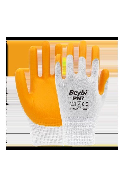 DEFKMPW8 8-CT-SY-SYBeybi PN7 Polyester Örme Nitril Eldiven NO: 8 - Çift - Siyah\SiyahBeybi PN7 Polyester Örme Nitril Eldiven NO: 8 - Çift{ubercoelektromarket}