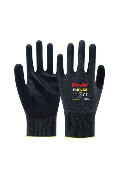 QJCRX55DT1 10-CTBeybi PU FLEX  Poliüretan Kaplı Polyester Örme Eldiven NO: 10 - ÇiftBeybi PU FLEX Poliüretan Kaplı Polyester Örme Eldiven NO: 10{ubercoelektromarket}