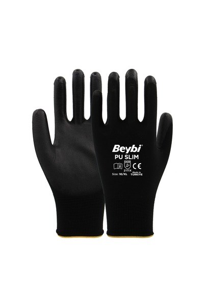 BDJPQSZ8 8-CTBeybi PU SLIM Poliüretan Kaplı Polyester Örme Eldiven NO: 8 - ÇiftBeybi PU SLIM Poliüretan Kaplı Polyester Örme Eldiven NO: 8{ubercoelektromarket}