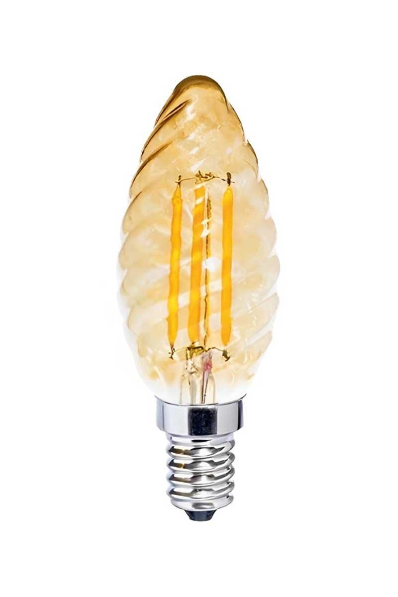 Global K2 KES610 4W E14 2700K Sarı C35 Led Flamanlı Rustik Ampul